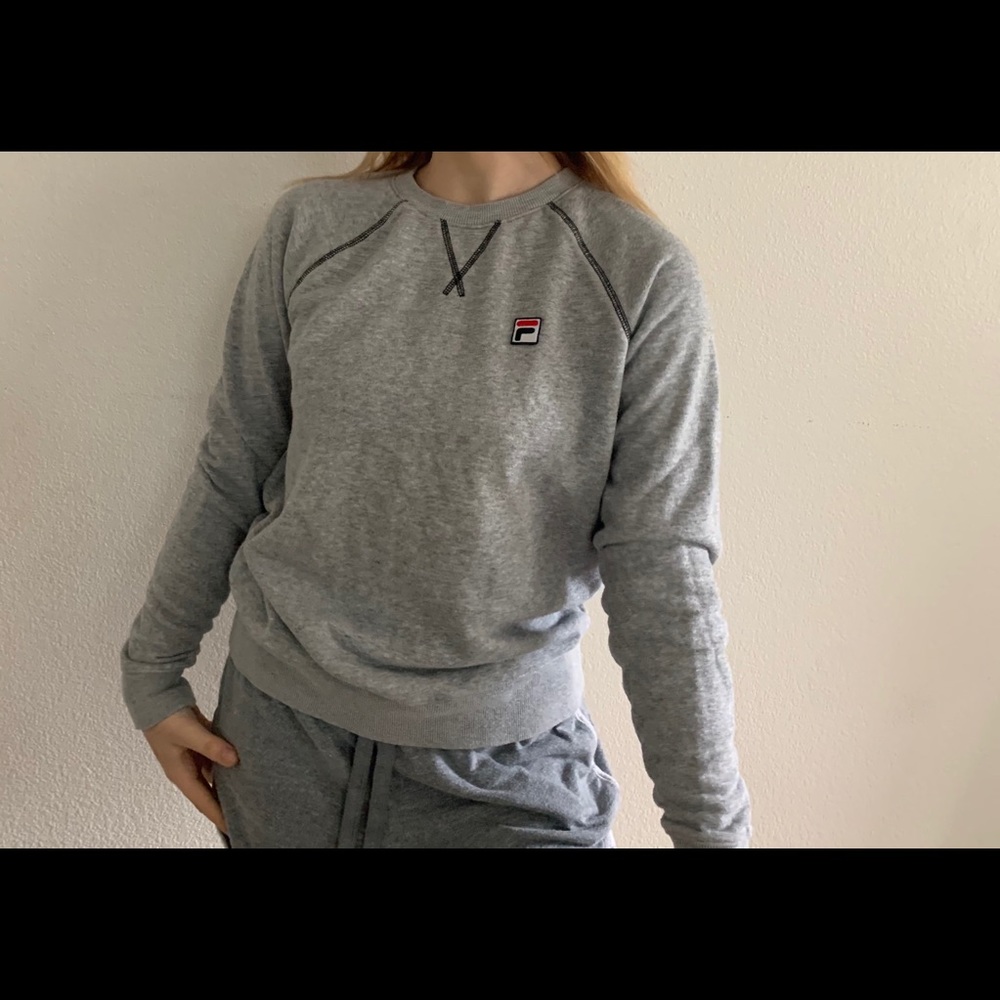 Gray Fila Crew Neck